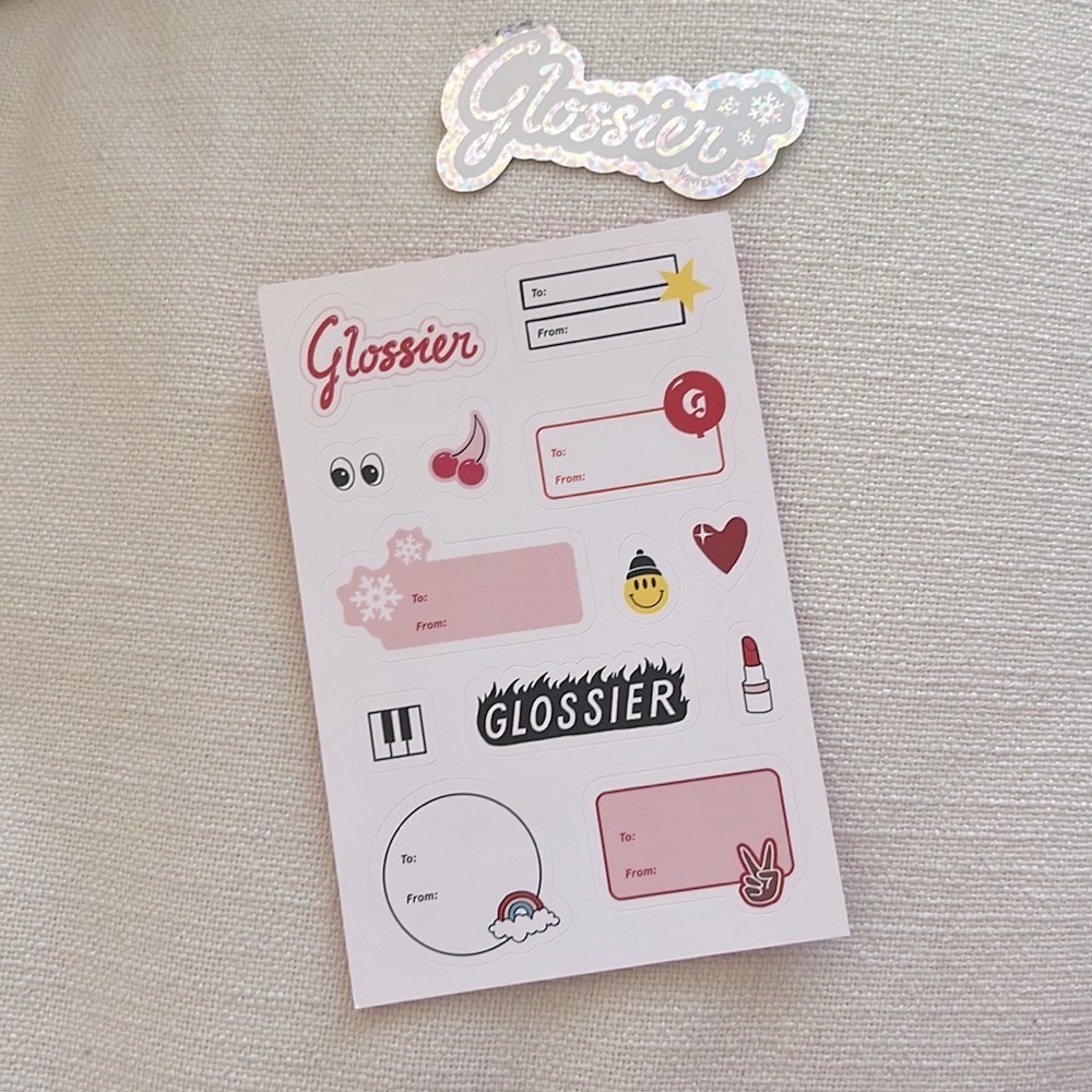 Glossier Stickers